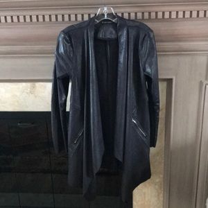 Faux leather jacket